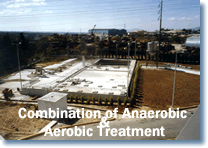 combination of anaerobic - aerobic treatment